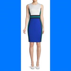 Calvin Klein Colourblock Sheath Dress